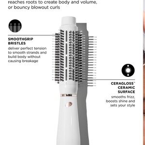 T3 Airebrush Round in White and Rose Gold